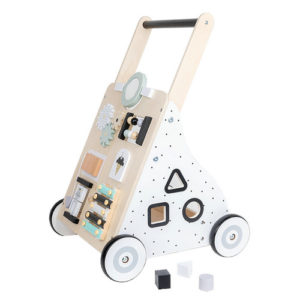 #T70241-White simple baby wooden balance walker